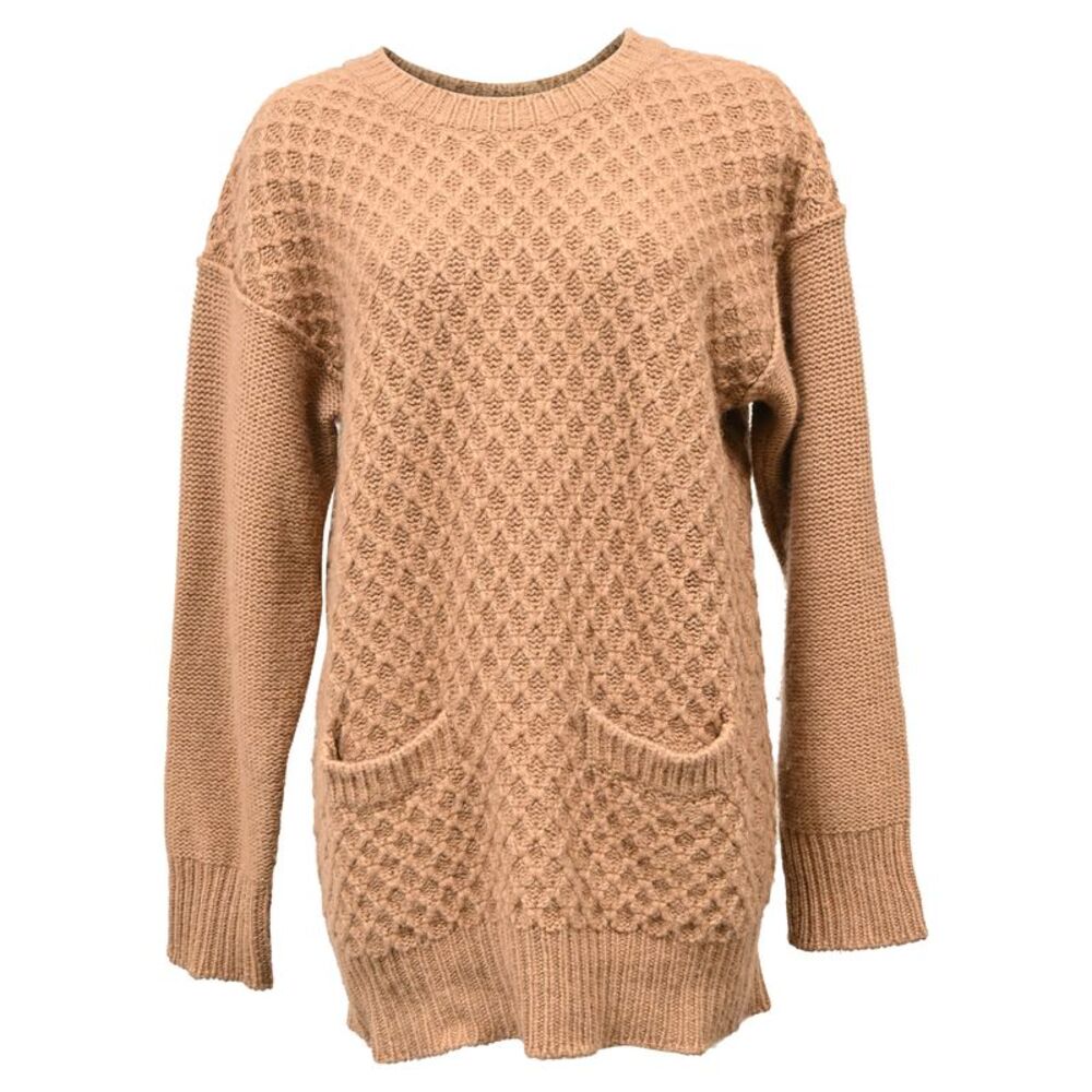 Marni Knit Sweater Dress in Brown Wool